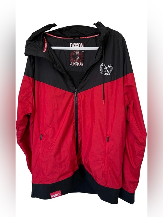 DIXXON Other - Dixxon Flannel Co “Jumpman” Hooded Windbreaker – Men’s 2XL